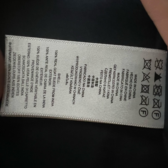 Micheal Kors Indian Goat Suede Jacket - Picture 11 of 11